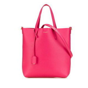 Saint Laurent Tote Shoulder Bag Pink Leather